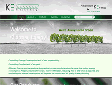 Tablet Screenshot of kildonanenergy.com